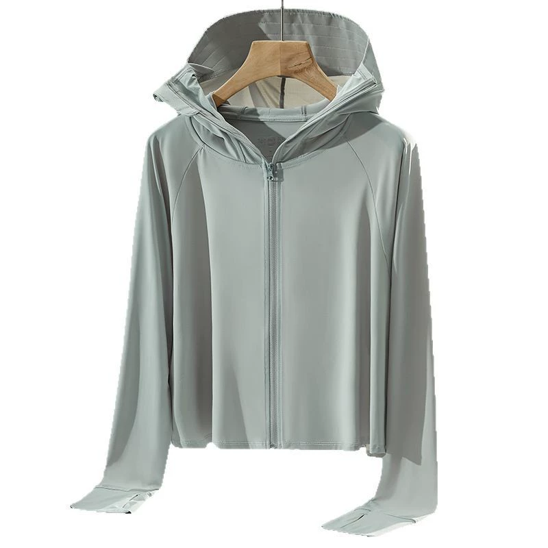 Сертифицированная Silk одежда для защиты от солнца, плащ-тренч, мантия, дышащая ультралегкая ветровка, защита UV