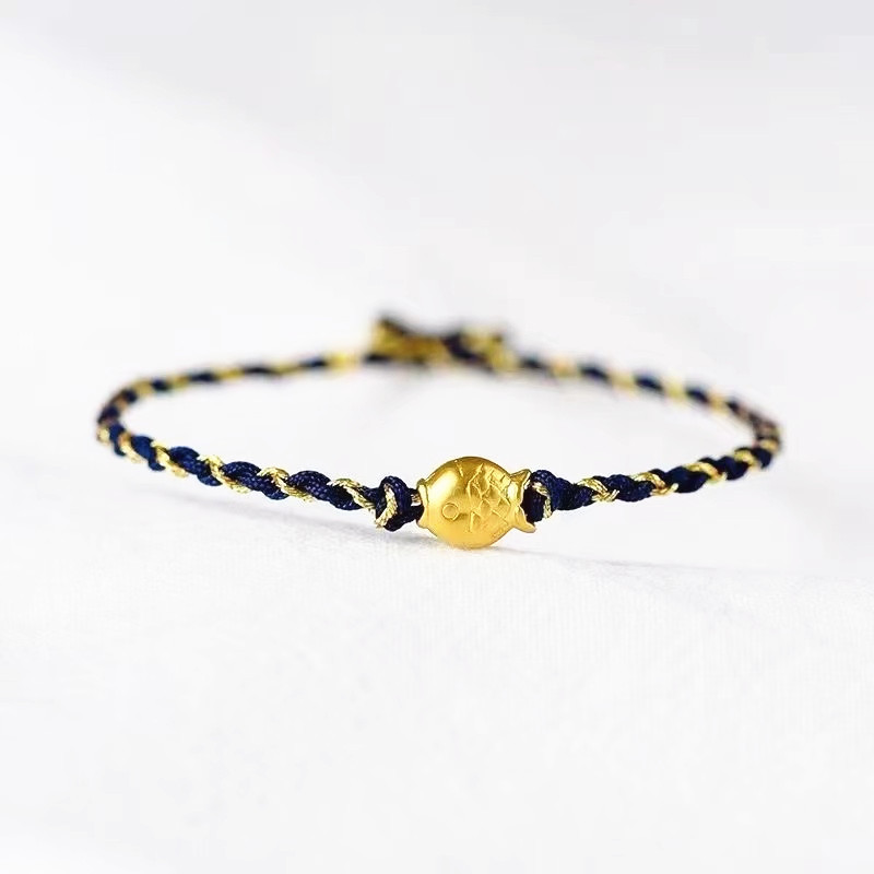 싱글 피쉬 + 블루/골드 팔찌