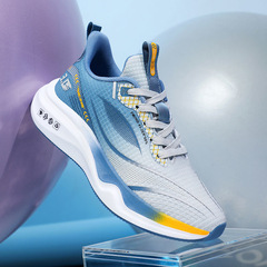 Summer New Casual Sports Men's Shoes Breathable Mesh Soft Sole Running Shoes Lightweight Versatile Trendy Shoes Student Shoes Cross-border