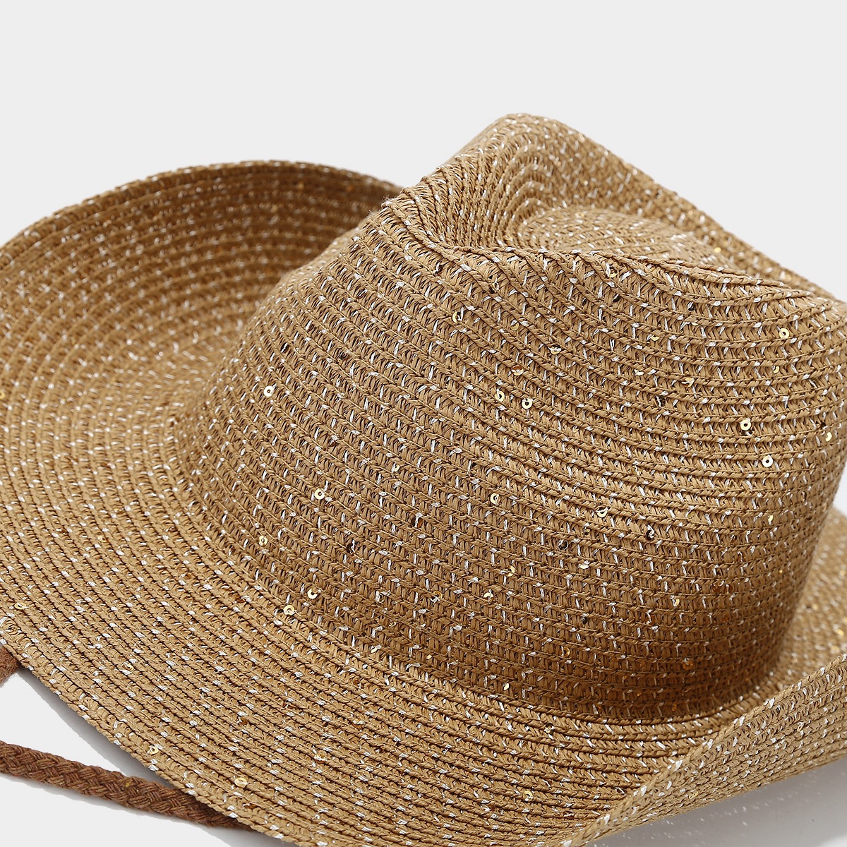 Women's Gender Women's Elegant Classic Style Solid Color Curved Eaves Straw Hat
