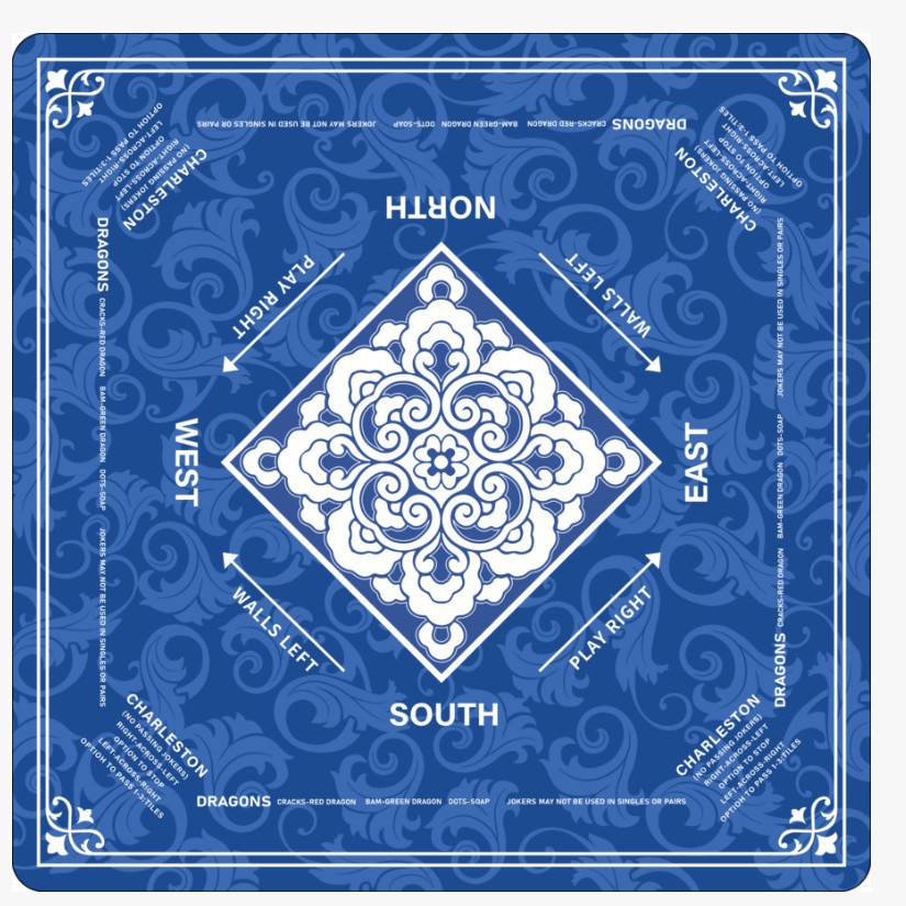 Popular American-style mahjong table mats: diatomaceous earth, non-slip, stain-resistant, durable, and quick-drying