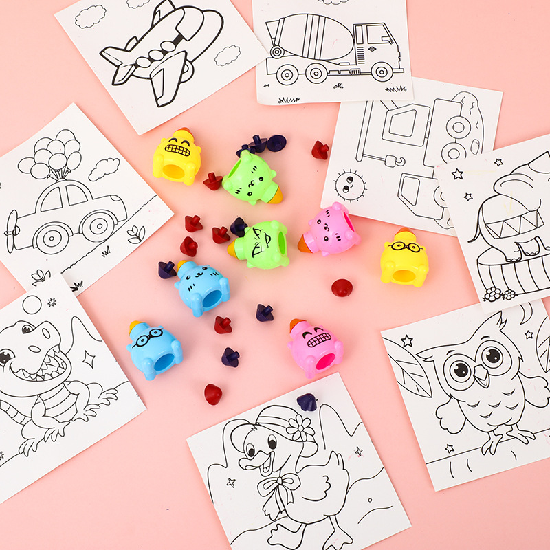 Regalo del día de los niños Graffiti para niños, crayón para colorear, tablero de dibujo, juguete, jardín de infantes, escuela primaria, premio de clase, pequeño regalo