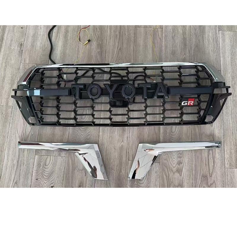 Suitable for 2016-2022 Toyota Land Cruiser LC200, GR model full-grid grille modification with lights