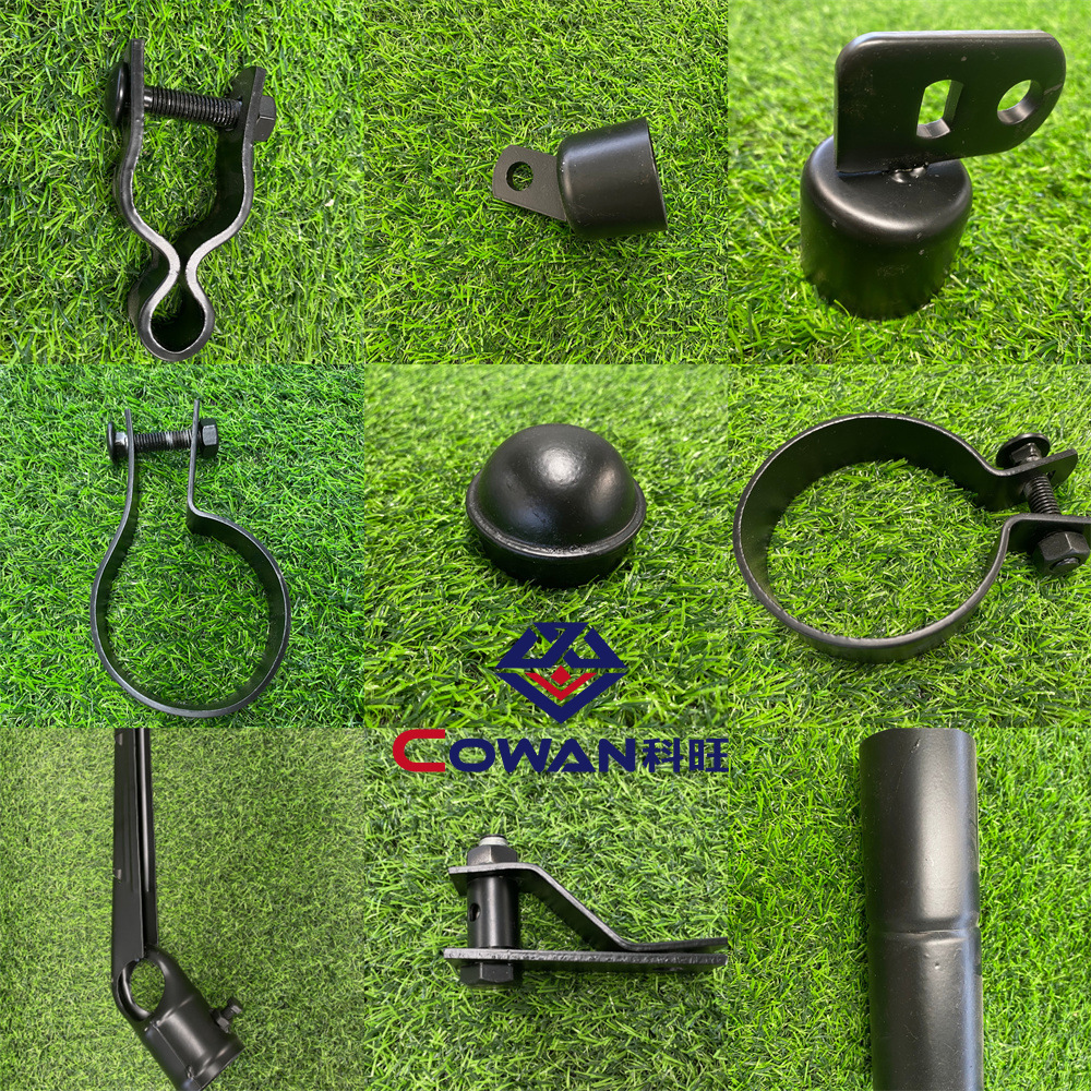 Accesorios de barandilla de red de eslabones de cadena Piezas de fijación de valla de estadio Piezas de conexión de valla de alambre Cerradura del eje de la puerta Fork Latch