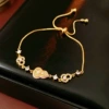 25# bracelet-gold-pink (real gold plating)