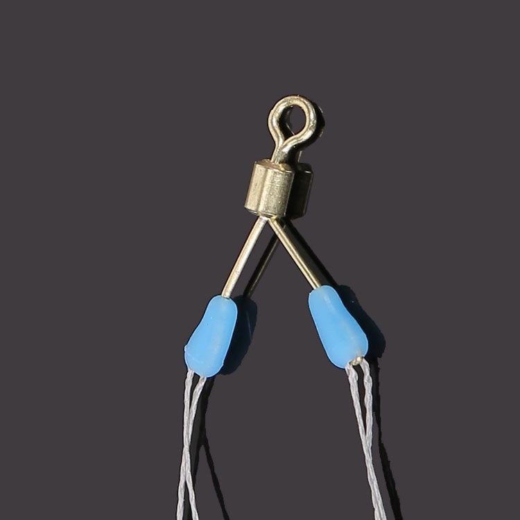 Divisor de gancho rápido horquilla abrazadera ocho anillo conector tres horquilla abrazadera accesorios de artes de pesca