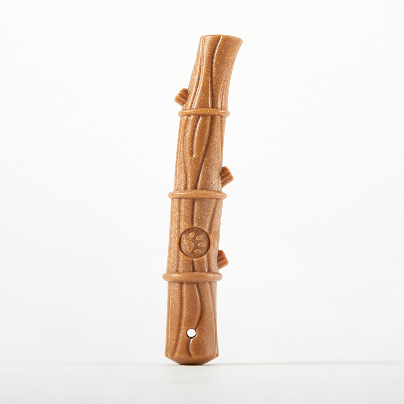 Nuevos juguetes para perros transfronterizos varitas de dientes para perros masticar juguetes de madera y plástico resistentes a la mordida de dientes limpiadores juguetes para perros