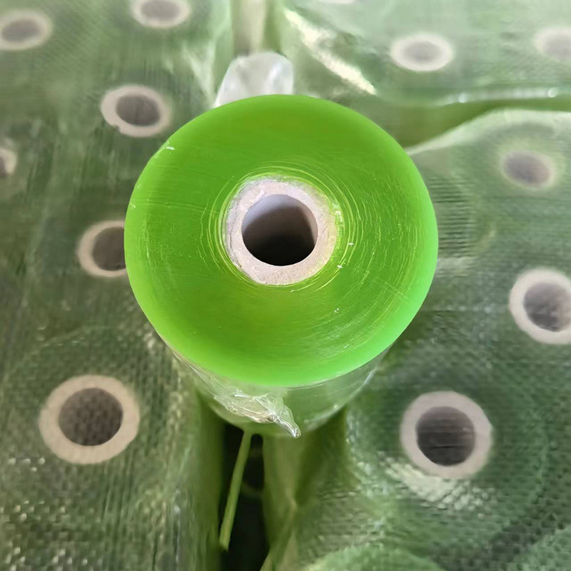 小管心缠绕膜pvc缠绕保护包装拉伸膜绿色工业包装缠绕膜嫁接绿膜