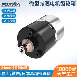 24mm颈部按摩器减速电机 大扭矩低转速微型直流减速齿轮箱厂家