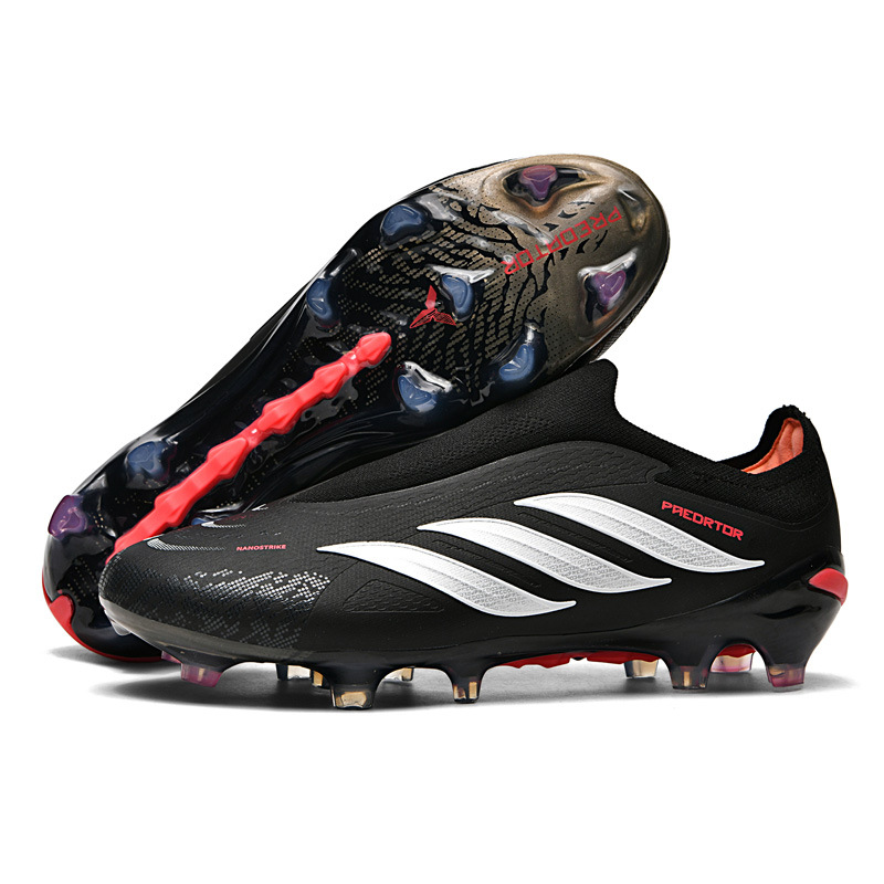 Nuevos zapatos de fútbol transfronterizos de alto bajo para hombres y mujeres juveniles deportes al aire libre zapatos de fútbol de entrenamiento de competición profesional