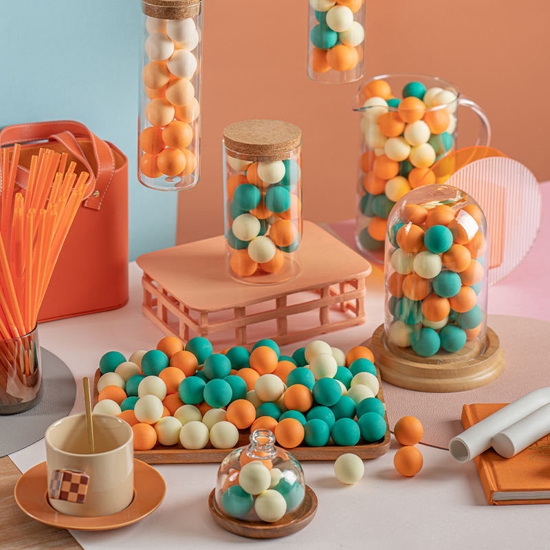 Modelo de simulación bola de azúcar de color mediano diy creativo de ventanas decorativas escenas de diseño adornamientos props de fotografía