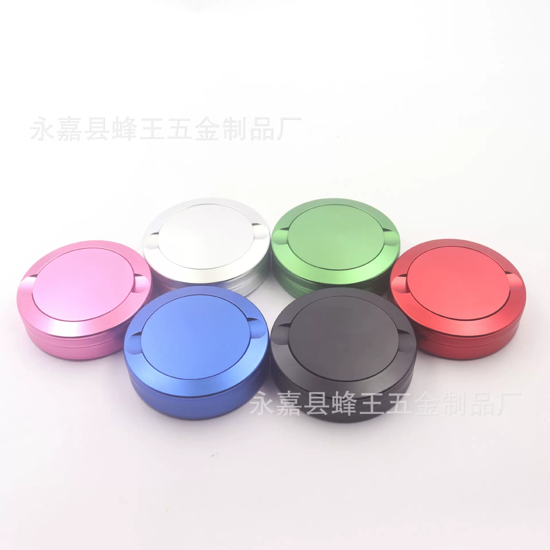 72mm3层侧边滚花款铝合金材质鼻烟盒螺纹款温州工厂口含烟盒唇烟