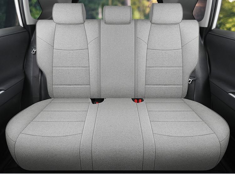 Suitable for Toyota Frontlander Car Seat Covers 2022-2024 Models, Fabric Linen Breathable Full Surround Seat Cushion Cover