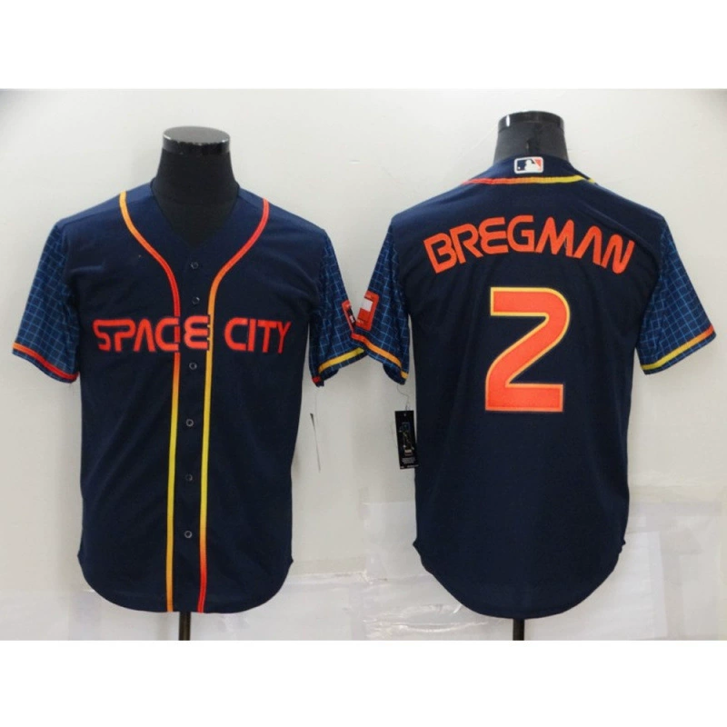 Его Astros Houston Astros кросс-бордер джерси 2#Брегман 27#Алтуве вышитая бейсбольная джерси