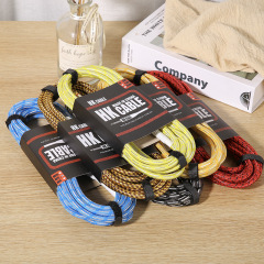 Woven connection cables 3m 5m 10m folk electric box guitar bass electric guitar connection cables musical instrument accessories htt
