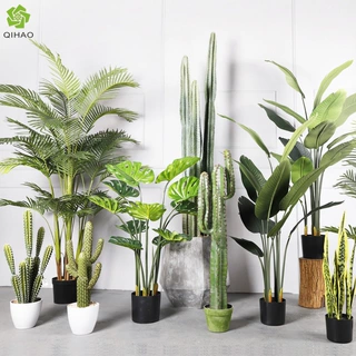 定制欧式仿真绿植盆栽 大型仿真树植物造景假树 装饰人造树假绿植