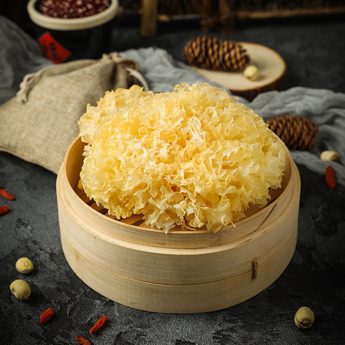 Yanzhifang Gutian Tremella Lily Lotus Seed Soup Dried Goods Specialty Authentic White Fungus 100g Fujian Tremella Wholesale