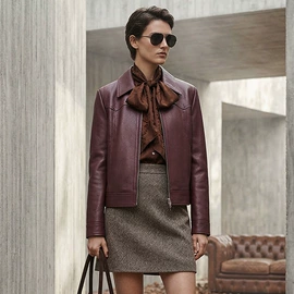 女式皮衣;女式毛呢外套;皮草