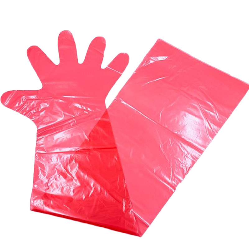 厂家高质量兽用一次性长臂羊牛用母猪助产长臂检查兽医手套50只E