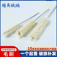 实验室玻璃试管刷三角烧瓶刷容量瓶刷烧杯刷量筒刷滴定管羊毛刷子