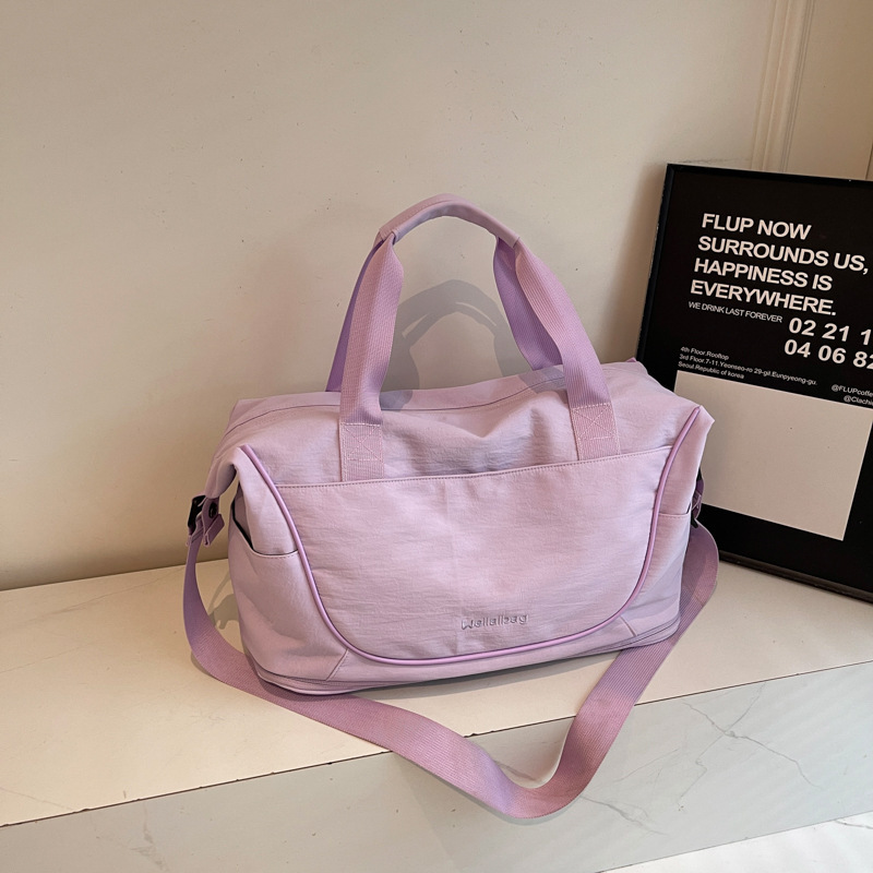 Large-Capacity Short-Distance Travel Business Trip Luggage Bag Accommodation Overnight Companion Clothing Storage Bag Texture Commuter Handbag