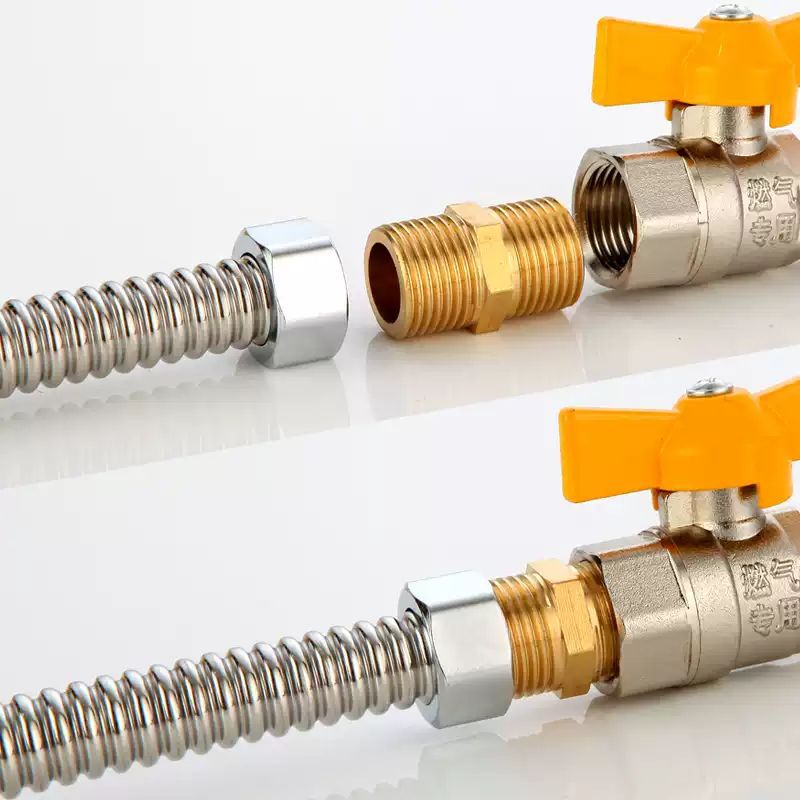 Mangueras de entrada de agua Brason 4/6 minutos y 1 pulgada cables dobles de cobre puro