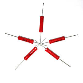 大红袍电阻高压玻璃釉膜电阻2W 3W 5W 3M 10M 20M 高压金属膜电阻