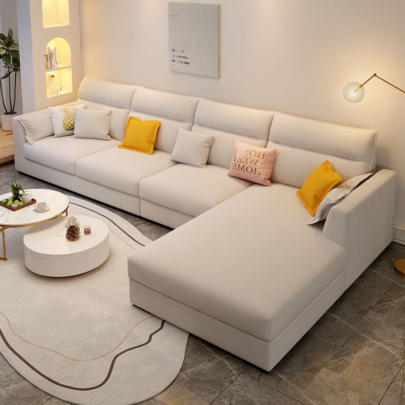 New Waterproof Cat Scratch Leather Sofa for Living Room, Available in Various Sizes, Simple Modern Cat Scratch Leather Fabric Sofa Chaise Lounge Set