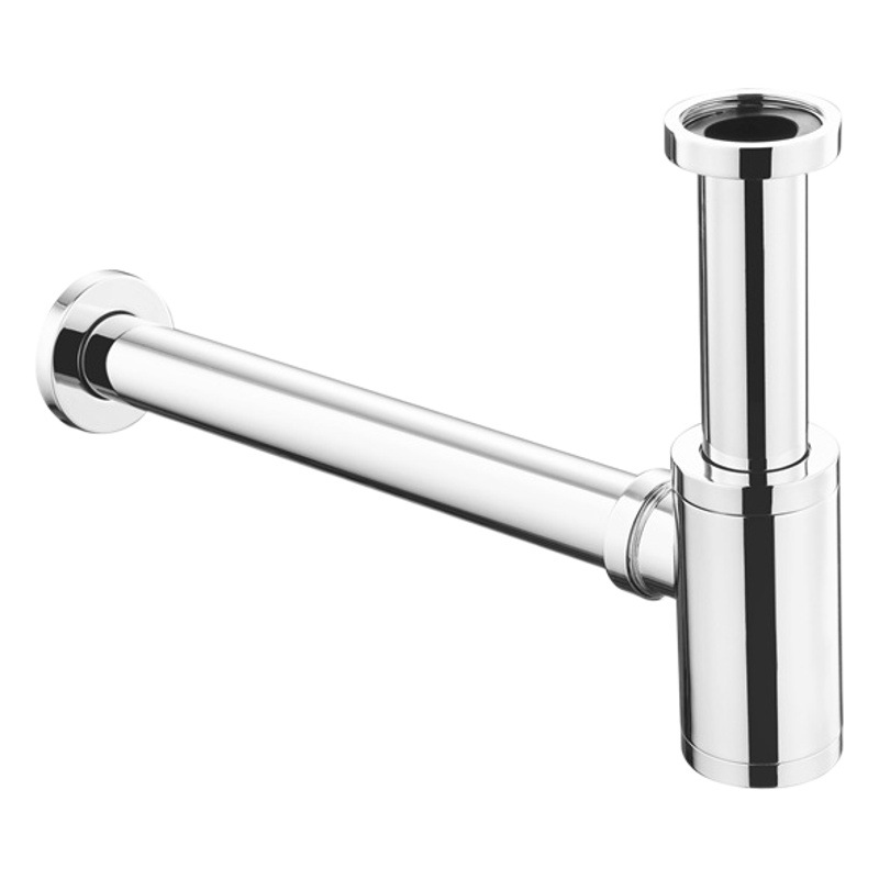 Aleación de zinc lavabo montado en la pared tubo de drenaje cuenca desodorante a prueba de gas desodorante escurridor tubo de drenaje