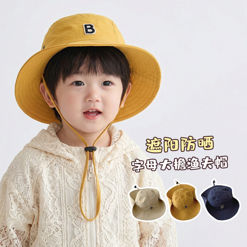 Children's quick dry summer fashionable brand thin baby cap for boys