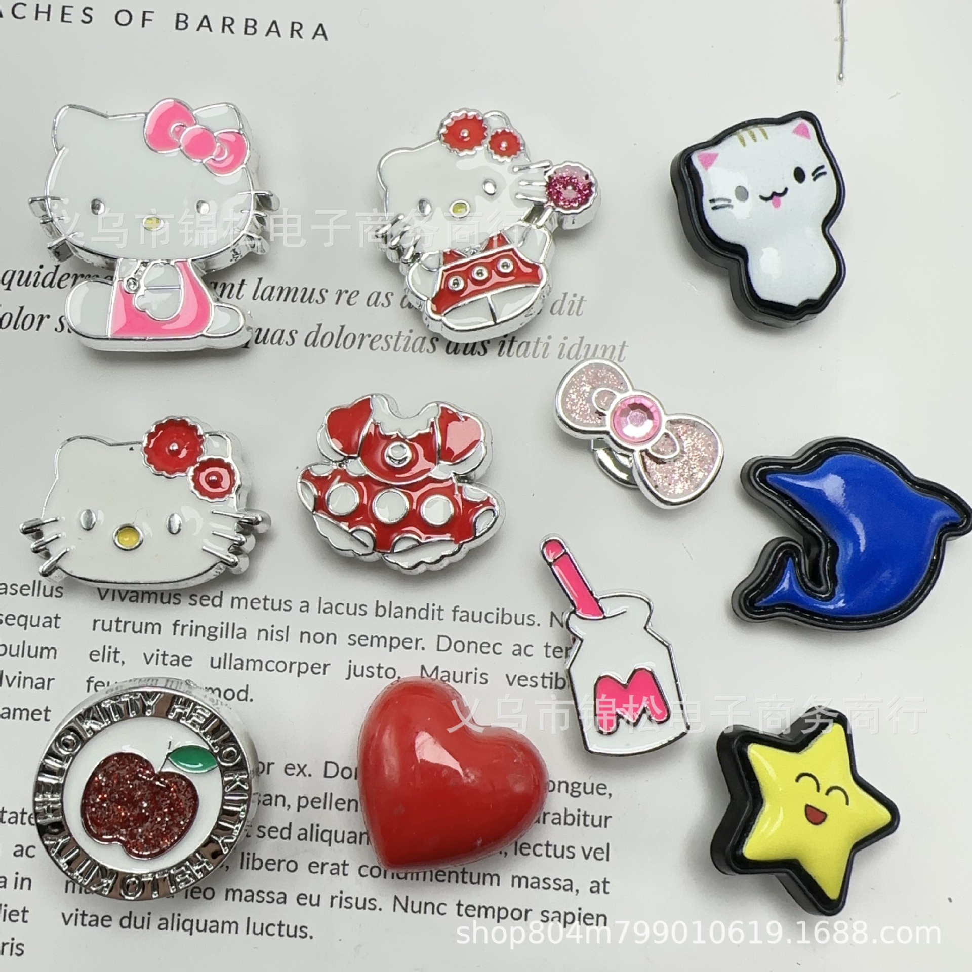 Croc Shoes Shoe Flower Accessories Cute Kt Cat Cartoon Accessories DIY Handmade Decorative Shoe Flower Shoe Buckle Versatile Accessories