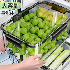 冷蔵庫専用保存箱、食品グレードの大容量密封鮮度保持箱、冷凍果物整理箱、専用ピクルス箱