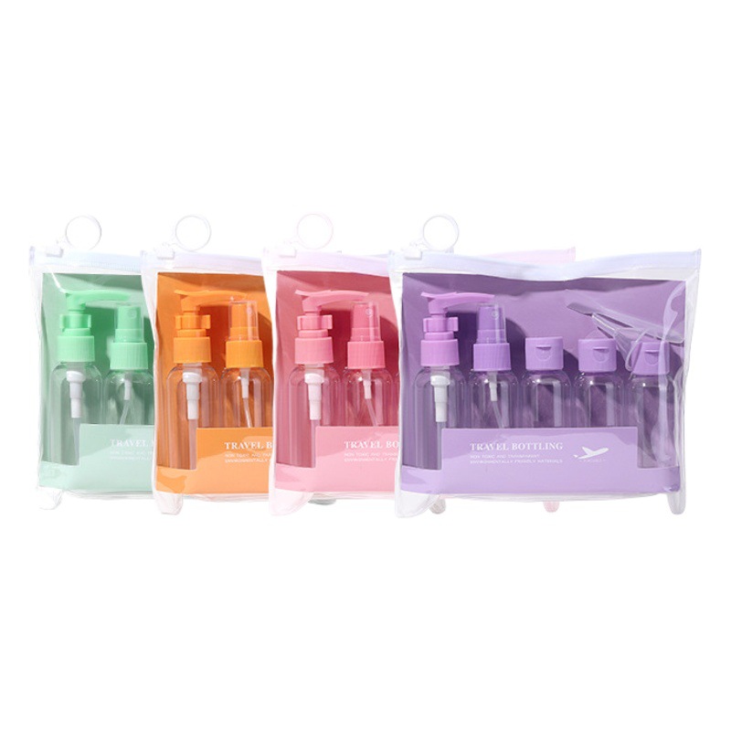 LMLTOP 50ml botella de viaje 7-piece set cosmético sub-botella de spray portátil botella vacía traje SY762