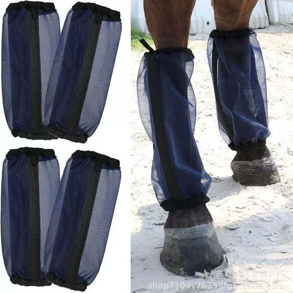 Mesh horse boots, summer mosquito-proof horse leg protectors, breathable horse leg wraps, equestrian horse protective gear, wholesale from the manufacturer