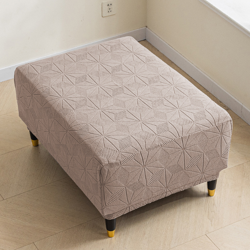 Nórdica alta sensación sofá cubierta cuatro estaciones general jacquard taburetes anti-deslizante desgaste sofá único cojín anti-gato arañazo