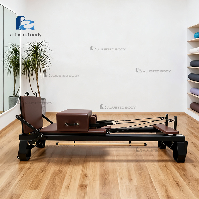 Aluminum Alloy Built-In Adjustable Bar Core Bed Pilates Reformer Equipment Short-Legged Model Can Be Added with Half-Height Equipment