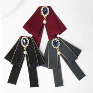 Cross-border factory best man bow tie host suit collar accessories children bow corsage collar in stock wholesale