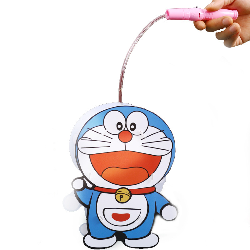 Festival del medio otoño linterna luminosa portátil diy paquete de material hecho a mano jardín de infantes proyección linterna del día de los niños