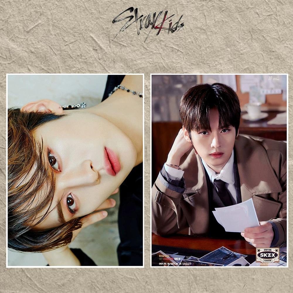 Странники (Stray Kids) встреча поклонников SKZ-X постер стикер-плакат фотографии SKZ олень патч патч