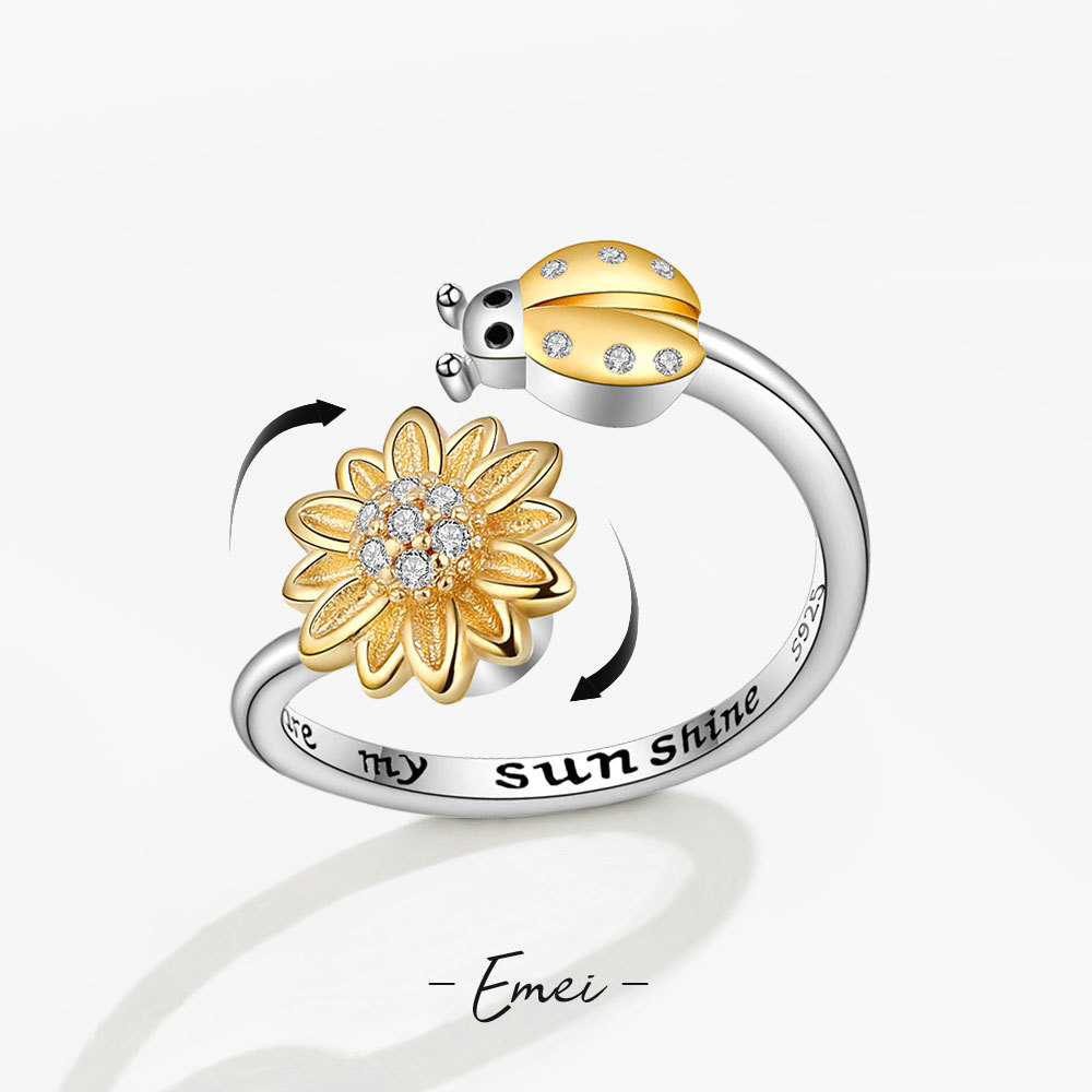 (Трансграничная торговля), регулируемое безразмерное кольцо с камнем с цирконом