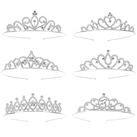 Princesa de moda coreana simple corona de cumpleaños coronas de cabello bandas de alea diamante para niños coronas pequeñas