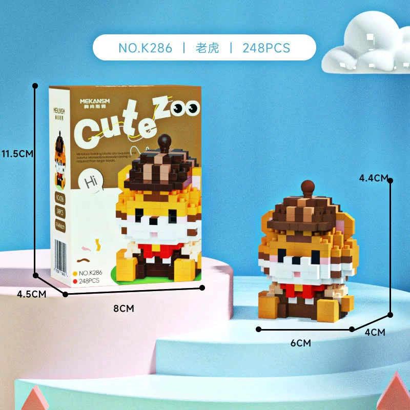 Lego, constructor, toy, giraffe, pinguin, Birthday gift
