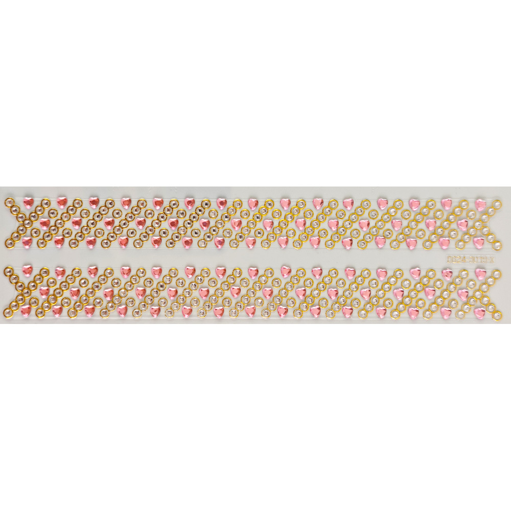 Etiqueta engomada de diamantes bronceado de acrílico transfronterizo Decoración de gemas de bricolaje Adhesivo de cristal hecho a mano para niños Etiqueta engomada de forma rasgada