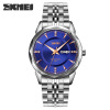 Fashionable calendar, solid men's watch, waterproof watch strap stainless steel, quartz watches, wholesale