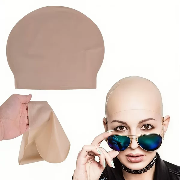 Cross-Border Popular Bald Cap, Cosplay Costume Props, Wig Cap, Latex Bald Cap, Party Makeup Props