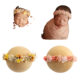 Photo studio photography props full moon photo newborn baby confinement photo baby handmade headdress flower baby headdress headband