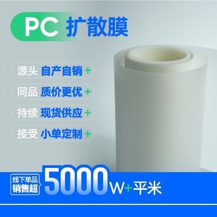 Manufacturer's Best-Selling Highly Mist Diffusion Film Ultra-Thin Light Box Led Backlight Source Uniform Light Film Frosted Astigmatism Film Diffusion Sheet