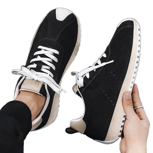 Asgar Sports Shoes Korean Version Men's Casual Sports Shoes Trendy Shoes Thick Sole Shoes Four Seasons Board Shoes
