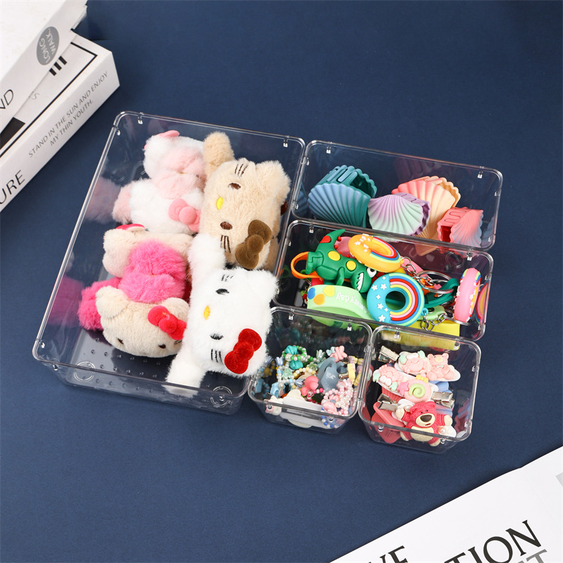 Drawer compartment storage box office desk cabinet built-in stationery pen rectangular plastic desk finishing small storage box