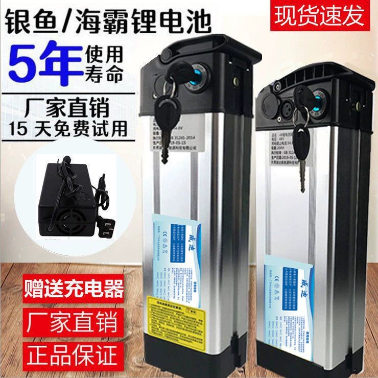 48В литиевая батарея 12a30ah большая емкость литиевая батарея электрический складной автомобиль для вождения серебряной рыбы